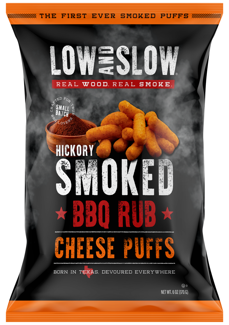 鯉太郎@lownslow Hickory Smoked BBQ Cheese Puffs – Low and Slow Snacks