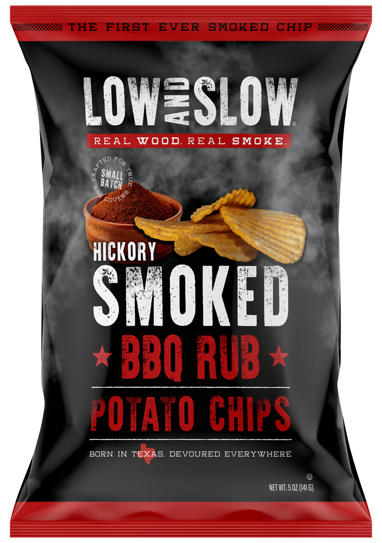 鯉太郎@lownslow Hickory Smoked BBQ Potato Chips – Low and Slow Snacks