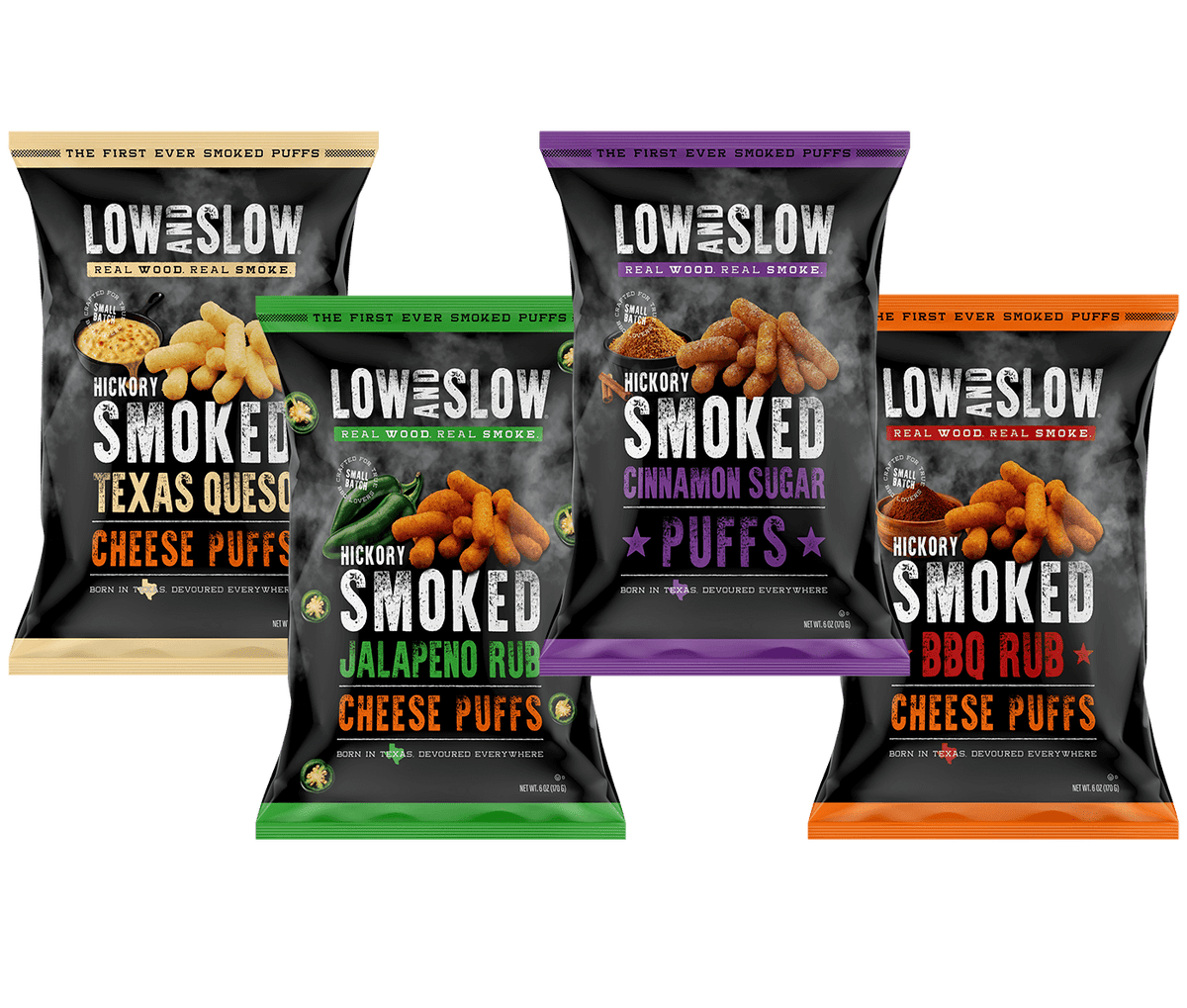 Slow Puff Hickory Smoked Puffs Sample Pack – Low and Slow Snacks